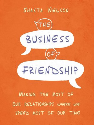 cover image of The Business of Friendship
